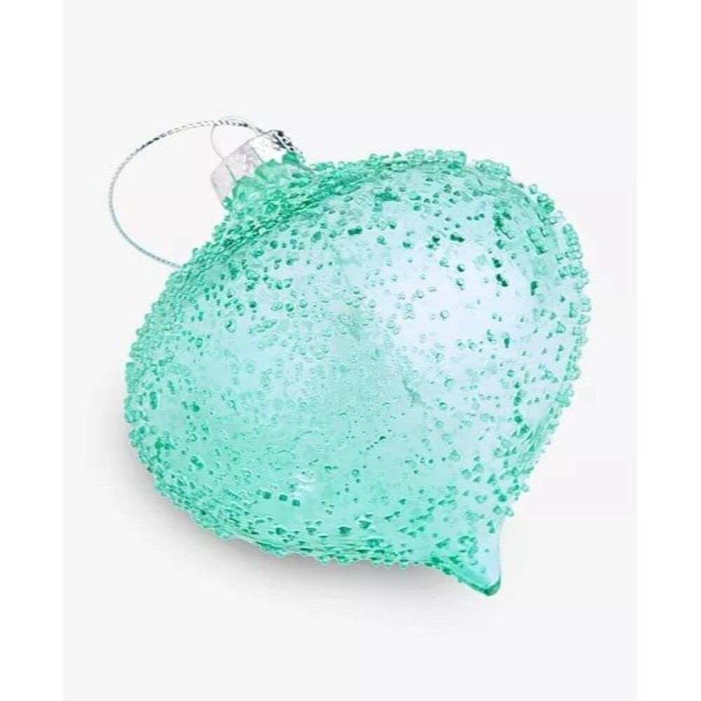 Macy’s Holiday Lane Enchanted Emerald Green Dotted Onion Ornament